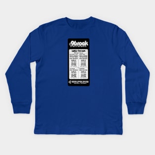 WKLS 96 Rock Atlanta - Midnight Movies Kids Long Sleeve T-Shirt